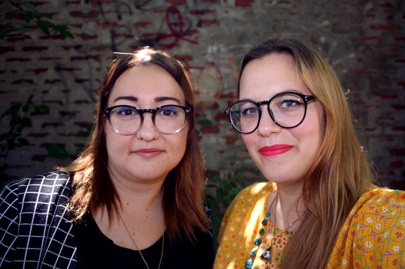 Stina and Amarina BUsh founders, creators, editors